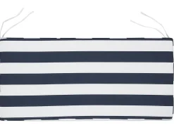 Tekstiilit<Beliani Pehmuste 112 X 54 Cm Laivastonsininen Raidallinen Vivara