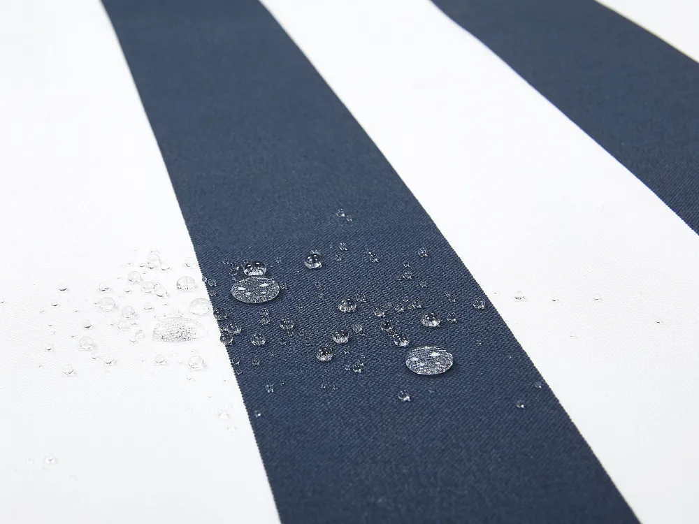 Tekstiilit<Beliani Pehmuste 112 X 54 Cm Laivastonsininen Raidallinen Vivara