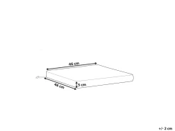 Tekstiilit<Beliani Pehmuste Lehtikuviolla Sassari
