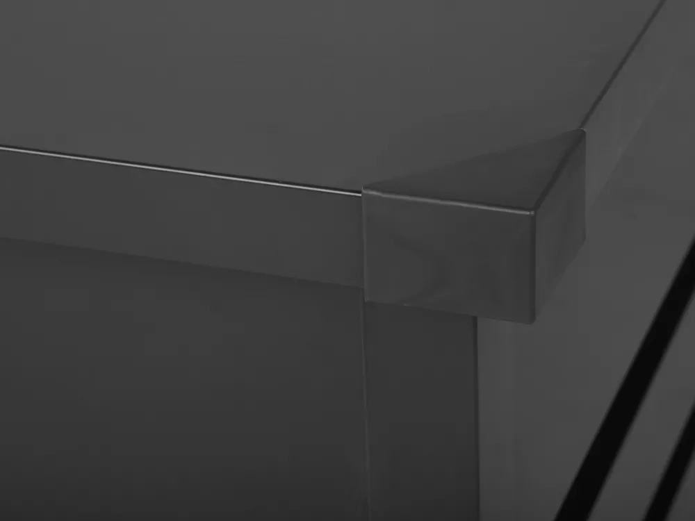 Ulkokalusteet<Beliani Pehmustelaatikko Teraksinen Grafiitinharmaa 132X62 Cm Cebrosa