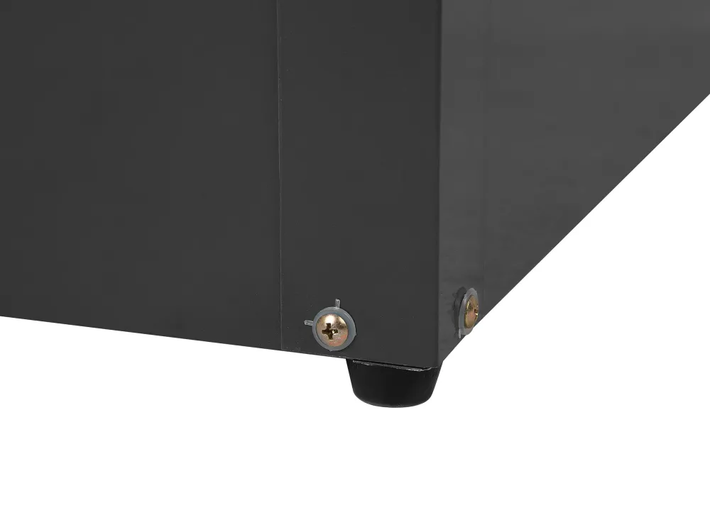 Ulkokalusteet<Beliani Pehmustelaatikko Teraksinen Grafiitinharmaa 132X62 Cm Cebrosa