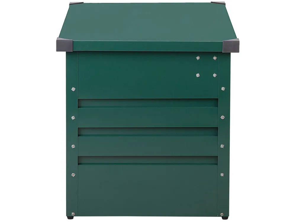 Ulkokalusteet<Beliani Pehmustelaatikko Teraksinen Tummanvihrea 132X62 Cm Cebrosa