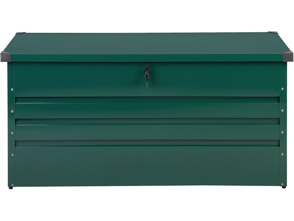Ulkokalusteet<Beliani Pehmustelaatikko Teraksinen Tummanvihrea 132X62 Cm Cebrosa