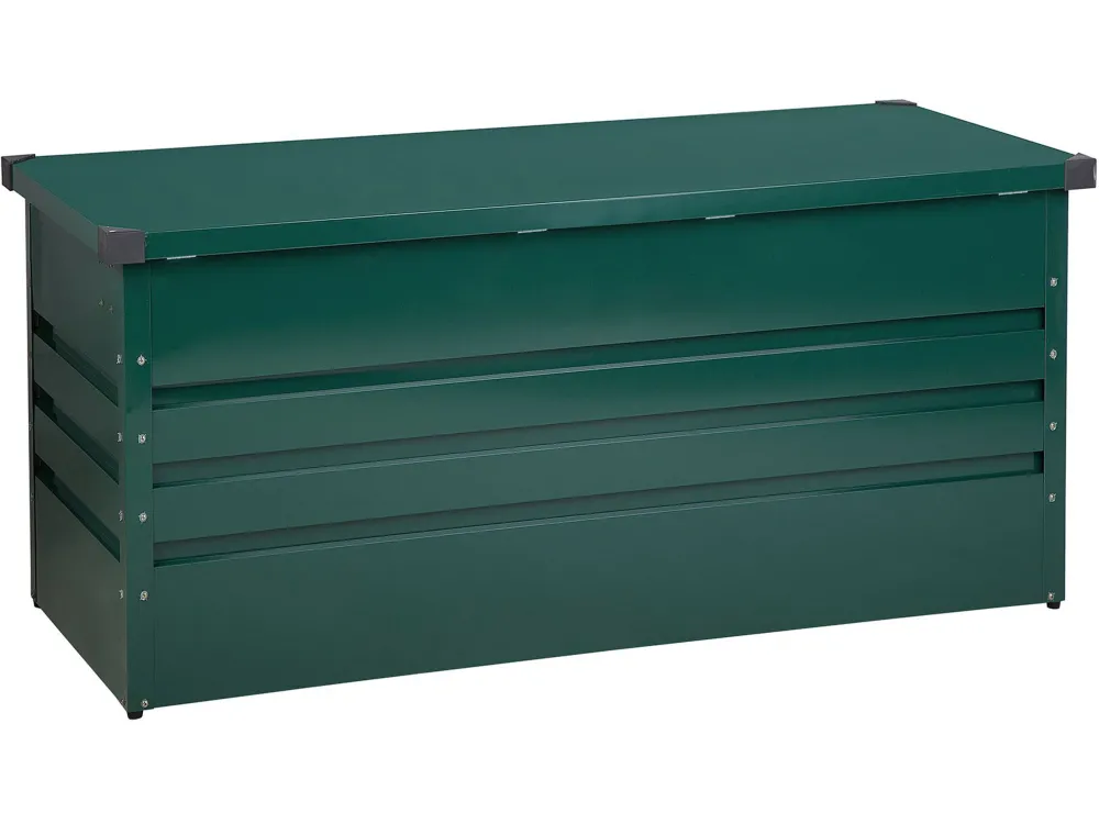 Ulkokalusteet<Beliani Pehmustelaatikko Teraksinen Tummanvihrea 132X62 Cm Cebrosa