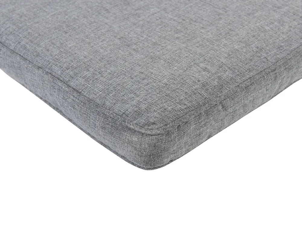 Tekstiilit<Beliani Pehmustetyyny Aurinkotuoliin 192 X 56 X 5 Cm Harmaa Cesana