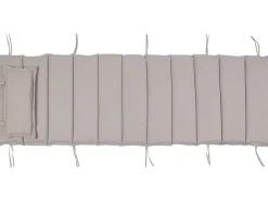 Cheap Beliani Pehmustetyyny Lepotuoliin 180 X 60 X 5 Cm Ruskeanharmaa Brescia