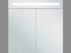 Store Beliani Peilikaappi Led-Valo Valkoinen 60 X 60 Cm Jaramillo