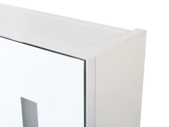 Store Beliani Peilikaappi Led-Valo Valkoinen 60 X 60 Cm Chabunco