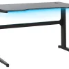Lastenhuone<Beliani Pelipoyta Led-Valo Musta 120 X 60 Cm Dexter