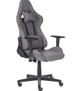 Tuolit<Beliani Pelituoli Kangas Tummanharmaa Warrior