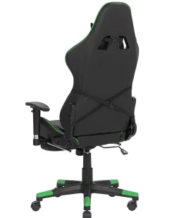 Lastenhuone<Beliani Pelituoli Keinonahka Musta/Vihrea Victory