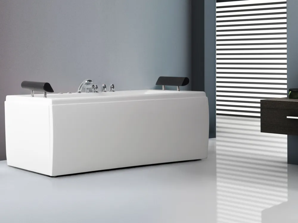 Hot Beliani Poreamme Led-Valot Valkoinen 172 X 83 Cm Montego