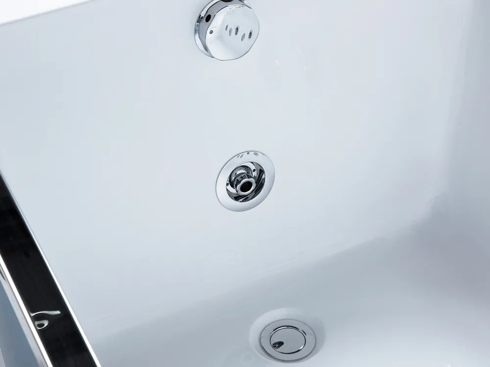 Kylpy- & Poreammeet<Beliani Poreamme Led-Valot Valkoinen 180 X 90 Cm Marquis