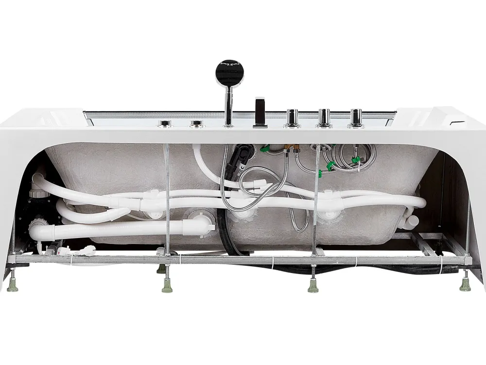 Flash Sale Beliani Poreamme Valkoinen 170 X 85 Cm Barranca