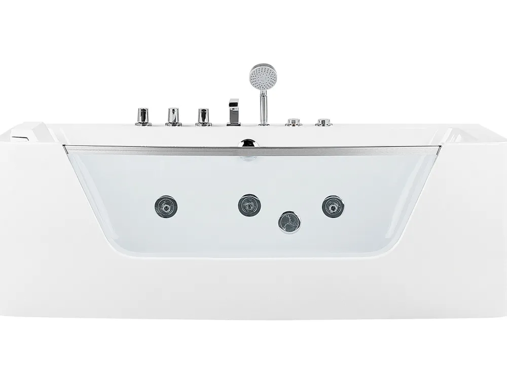 Flash Sale Beliani Poreamme Valkoinen 170 X 85 Cm Barranca