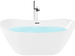 Cheap Beliani Poreamme Vapaasti Seisova Led-Valot Valkoinen 180 X 85 Cm Antigua