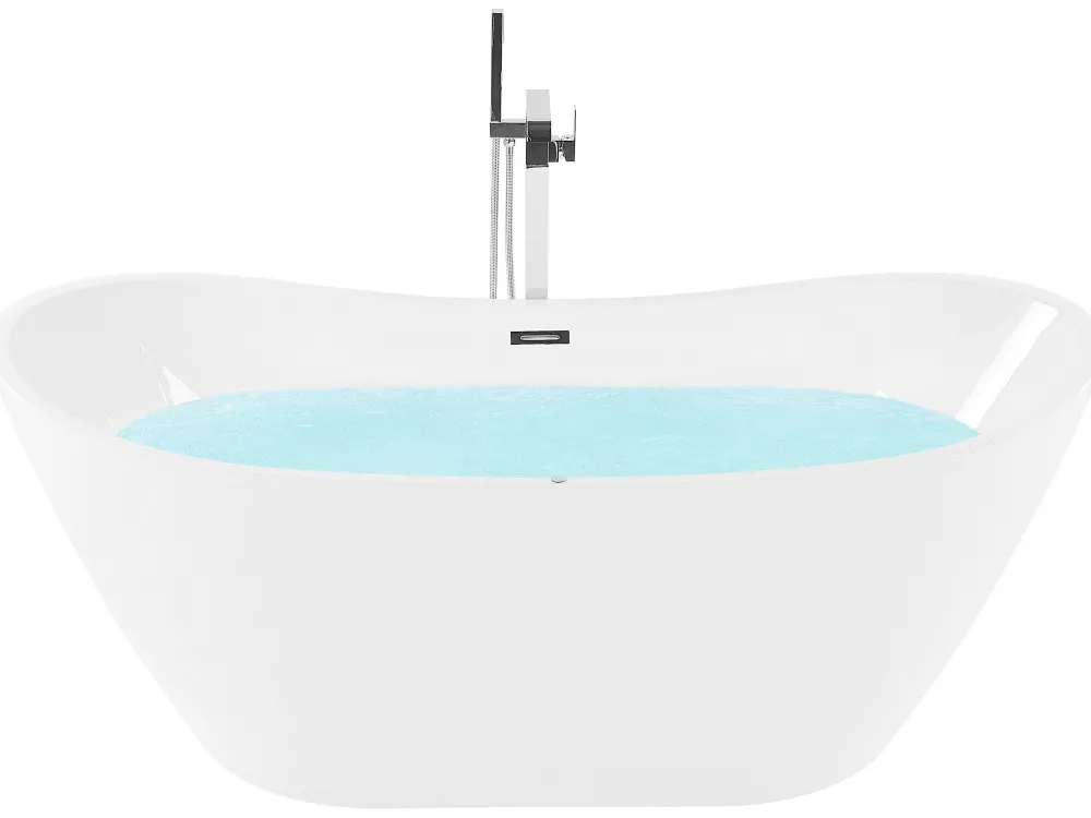 Cheap Beliani Poreamme Vapaasti Seisova Led-Valot Valkoinen 180 X 85 Cm Antigua