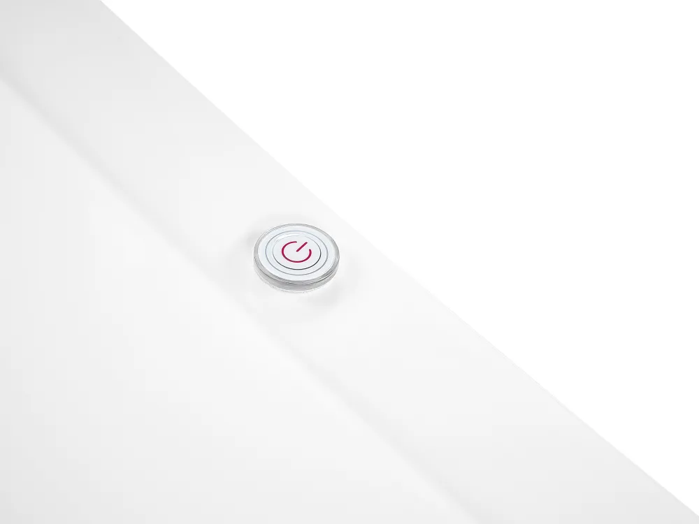 Cheap Beliani Poreamme Vapaasti Seisova Led-Valot Valkoinen 180 X 85 Cm Antigua