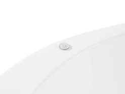 Kylpy- & Poreammeet<Beliani Poreamme Vapaasti Seisova Led-Valot Musta 170 X 80 Cm Nevis Iii