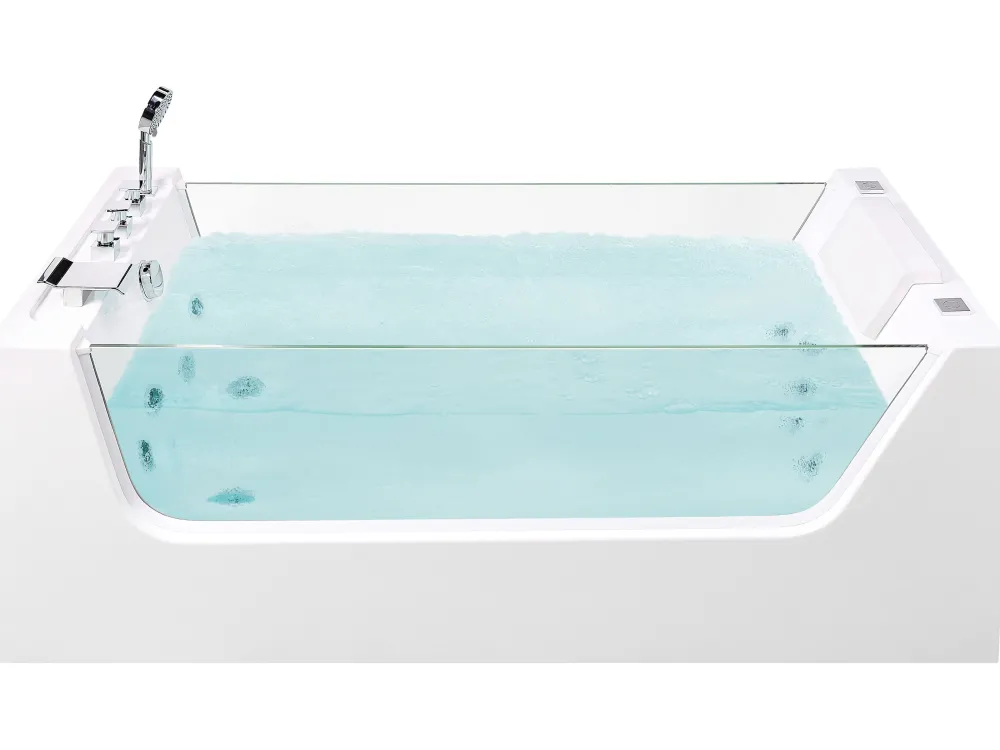 Hot Beliani Poreamme Vapaasti Seisova Valkoinen 170 X 80 Cm Oyon