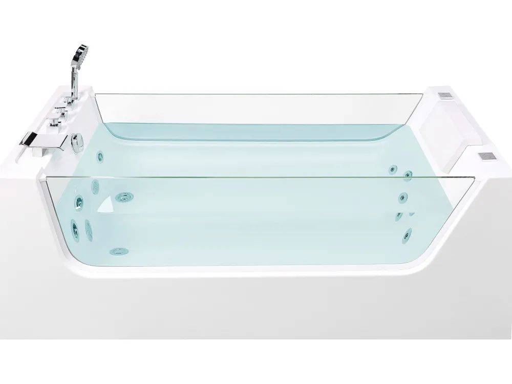 Hot Beliani Poreamme Vapaasti Seisova Valkoinen 170 X 80 Cm Oyon