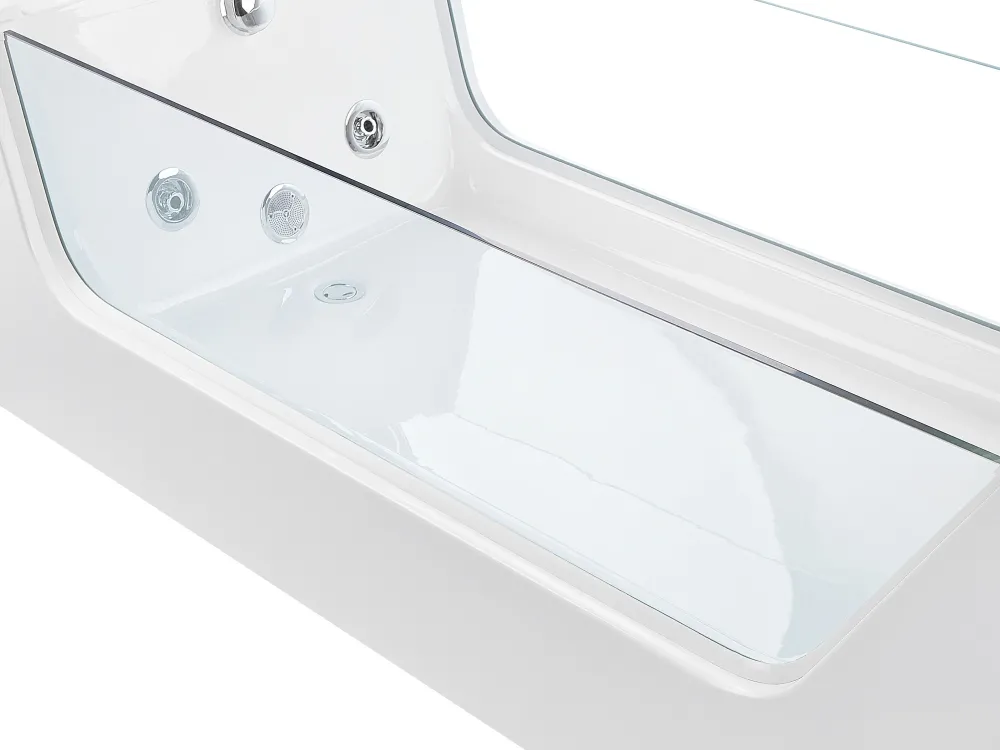 Hot Beliani Poreamme Vapaasti Seisova Valkoinen 170 X 80 Cm Oyon