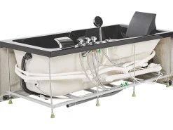 New Beliani Poreamme Vasenk. Led-Valot Musta 169 X 81 Cm Artemisa