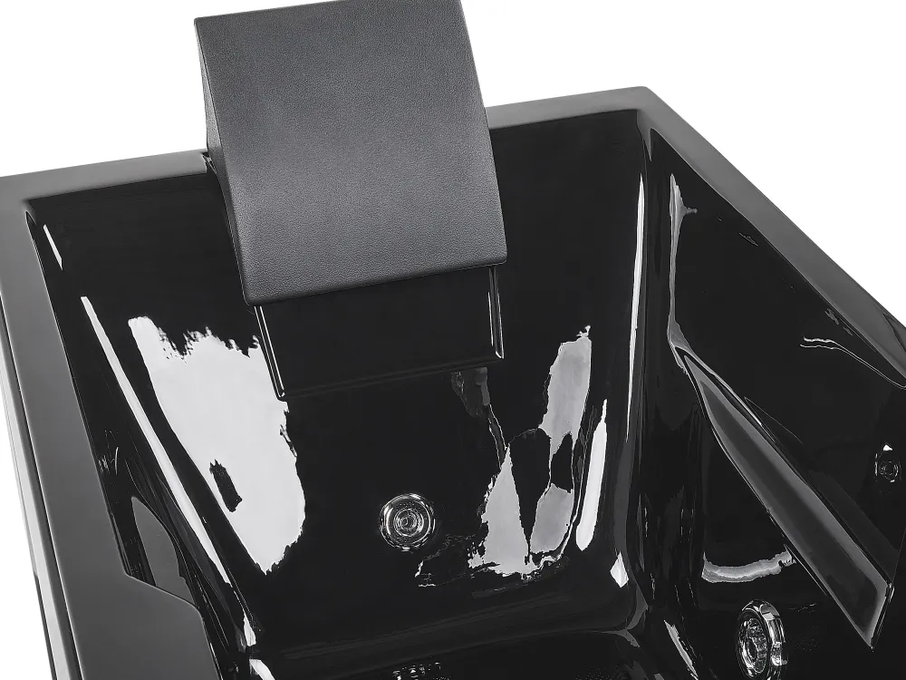 New Beliani Poreamme Vasenk. Led-Valot Musta 169 X 81 Cm Artemisa