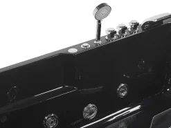 New Beliani Poreamme Vasenk. Led-Valot Musta 169 X 81 Cm Artemisa