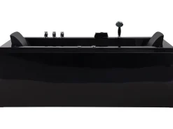 Kylpy- & Poreammeet<Beliani Poreamme Vasenk. Led-Valot Musta 183 X 90 Cm Varadero