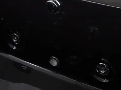 Kylpy- & Poreammeet<Beliani Poreamme Vasenk. Led-Valot Musta 183 X 90 Cm Varadero