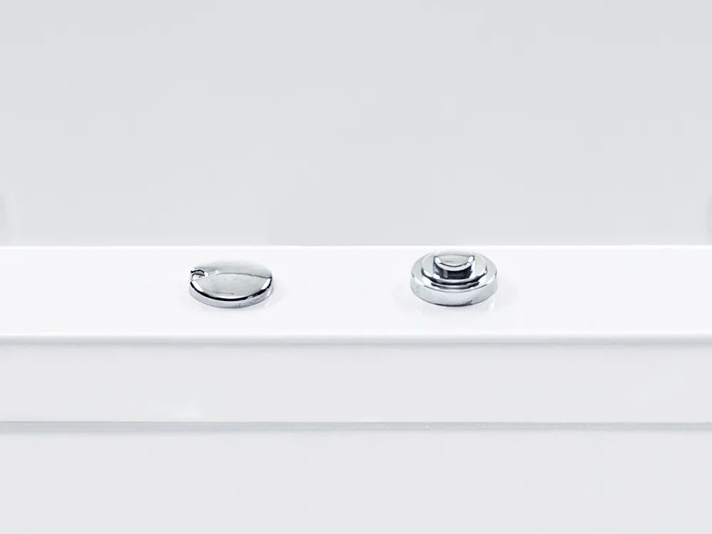 Kylpy- & Poreammeet<Beliani Poreamme Vasenk. Led-Valot Valkoinen 183 X 90 Cm Varadero