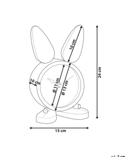Lastenhuone<Beliani Poytakello Rauta Hopea 15 X 24 Cm Thusis