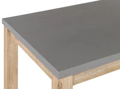 Ulkokalusteet<Beliani Poytaryhma 6-Istuttava - Poyta Ja 6 Jakkaraa Harmaa Ostuni