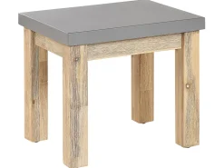 Ulkokalusteet<Beliani Poytaryhma 6-Istuttava - Poyta Ja 6 Jakkaraa Harmaa Ostuni