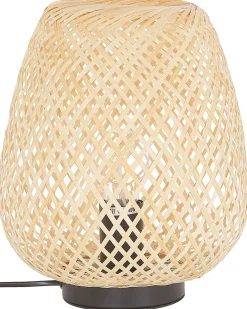 New Beliani Poytavalaisin Bambu Vaalea Puu Bomu