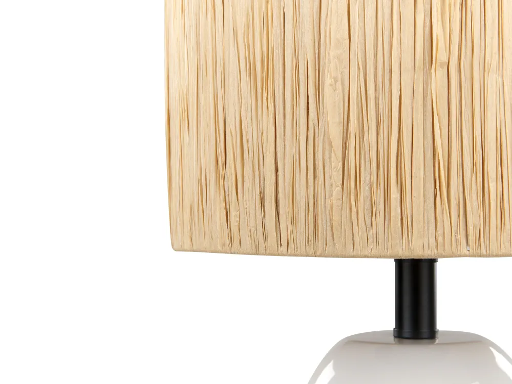 Valaisimet<Beliani Poytavalaisin Keraaminen Valkoinen Jubones