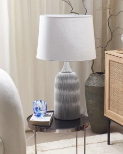 Fashion Beliani Poytavalaisin Keraaminen Harmaa Georgina