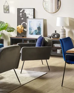 Fashion Beliani Poytavalaisin Keraaminen Harmaa Georgina