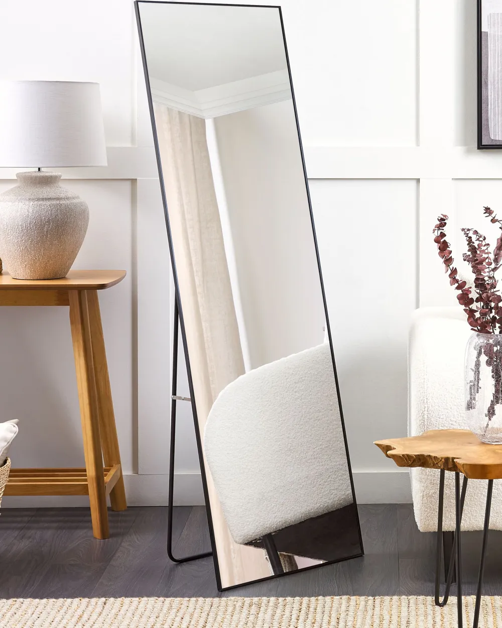 Valaisimet<Beliani Poytavalaisin Keraaminen Kermanvalkoinen Caine