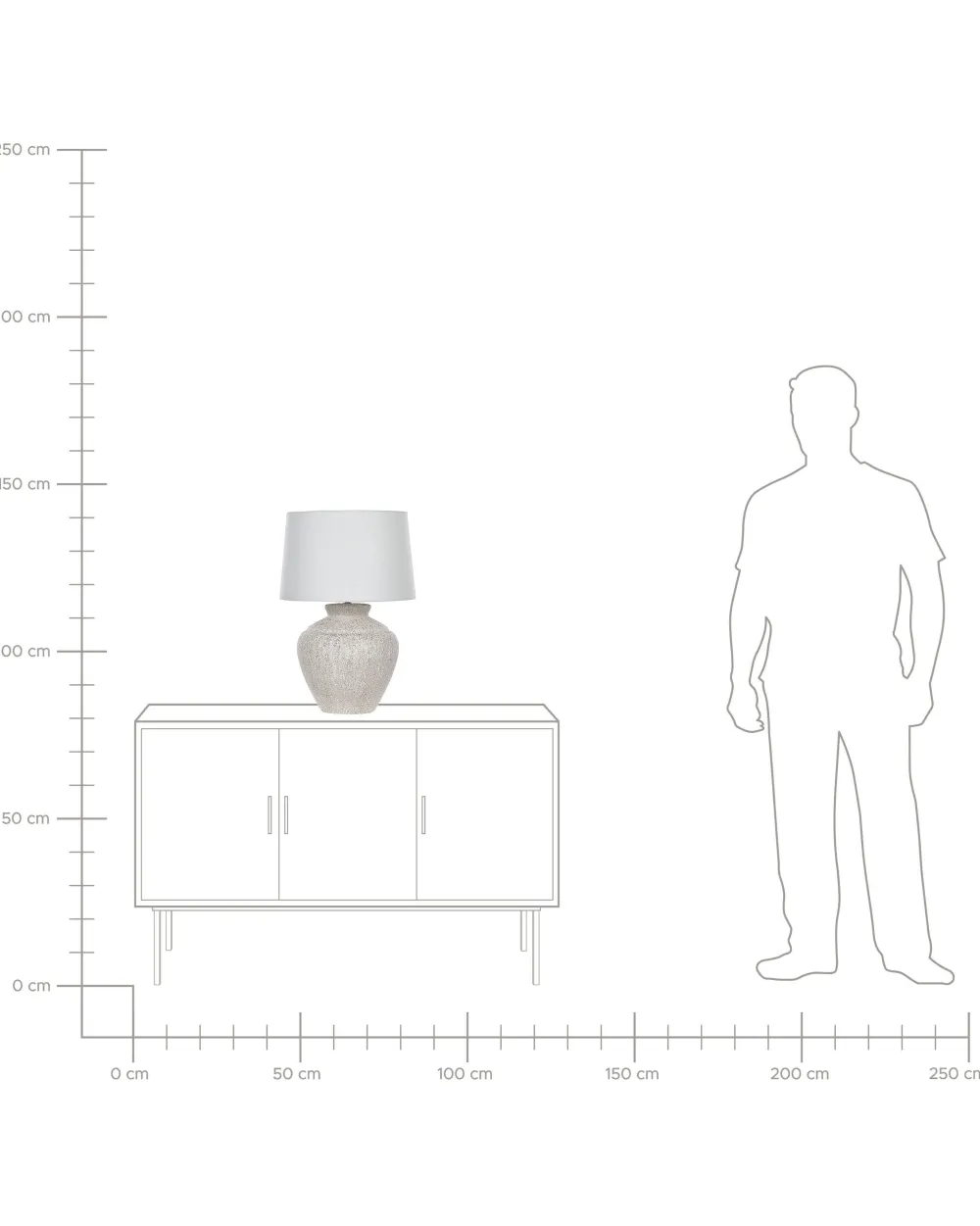 Valaisimet<Beliani Poytavalaisin Keraaminen Kermanvalkoinen Caine