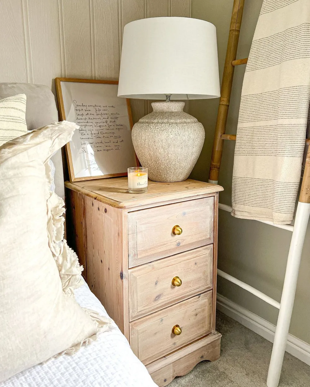 Valaisimet<Beliani Poytavalaisin Keraaminen Kermanvalkoinen Caine