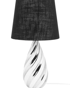 Valaisimet<Beliani Poytavalaisin Keraaminen Hopea/Valkoinen Visela