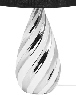 Valaisimet<Beliani Poytavalaisin Keraaminen Hopea/Valkoinen Visela