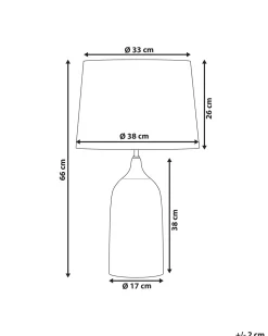 Valaisimet<Beliani Poytavalaisin Keraaminen Sininen Georgina