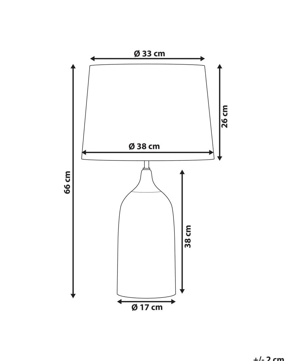 Valaisimet<Beliani Poytavalaisin Keraaminen Sininen Georgina