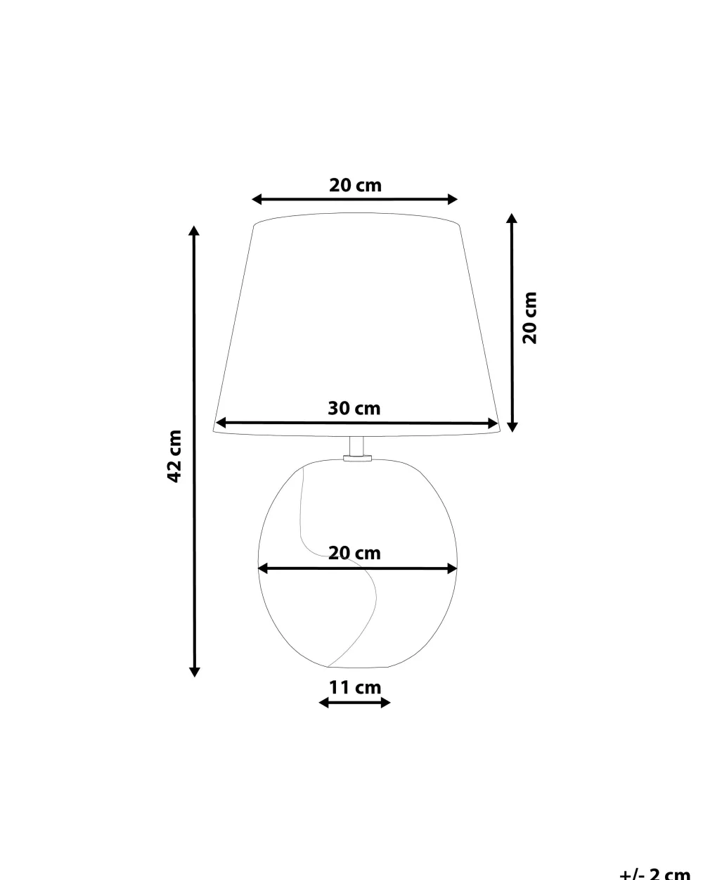 Valaisimet<Beliani Poytavalaisin Keraaminen Hopea/Musta Argun