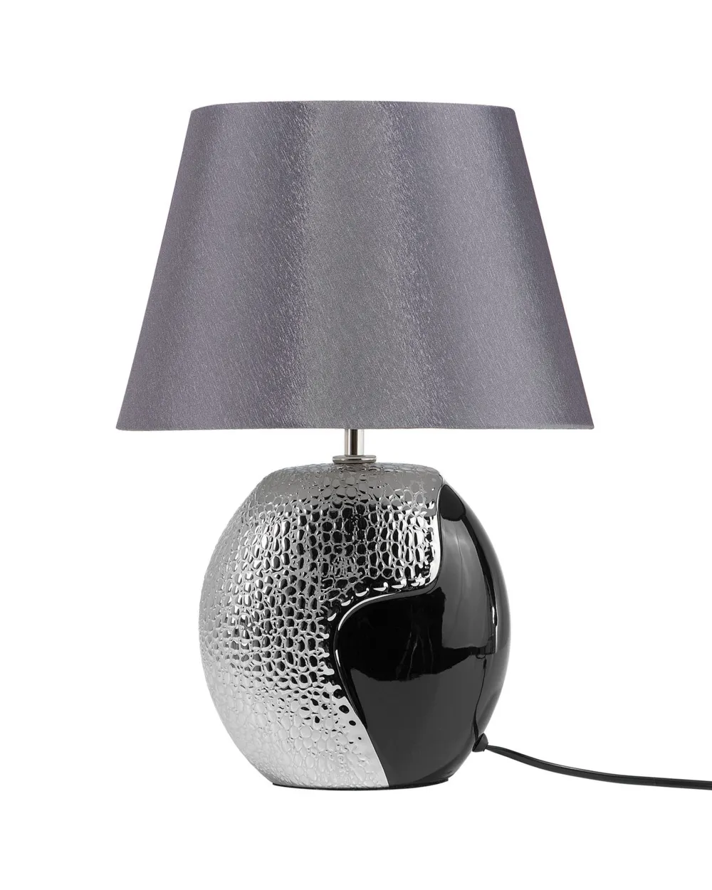 Valaisimet<Beliani Poytavalaisin Keraaminen Hopea/Musta Argun