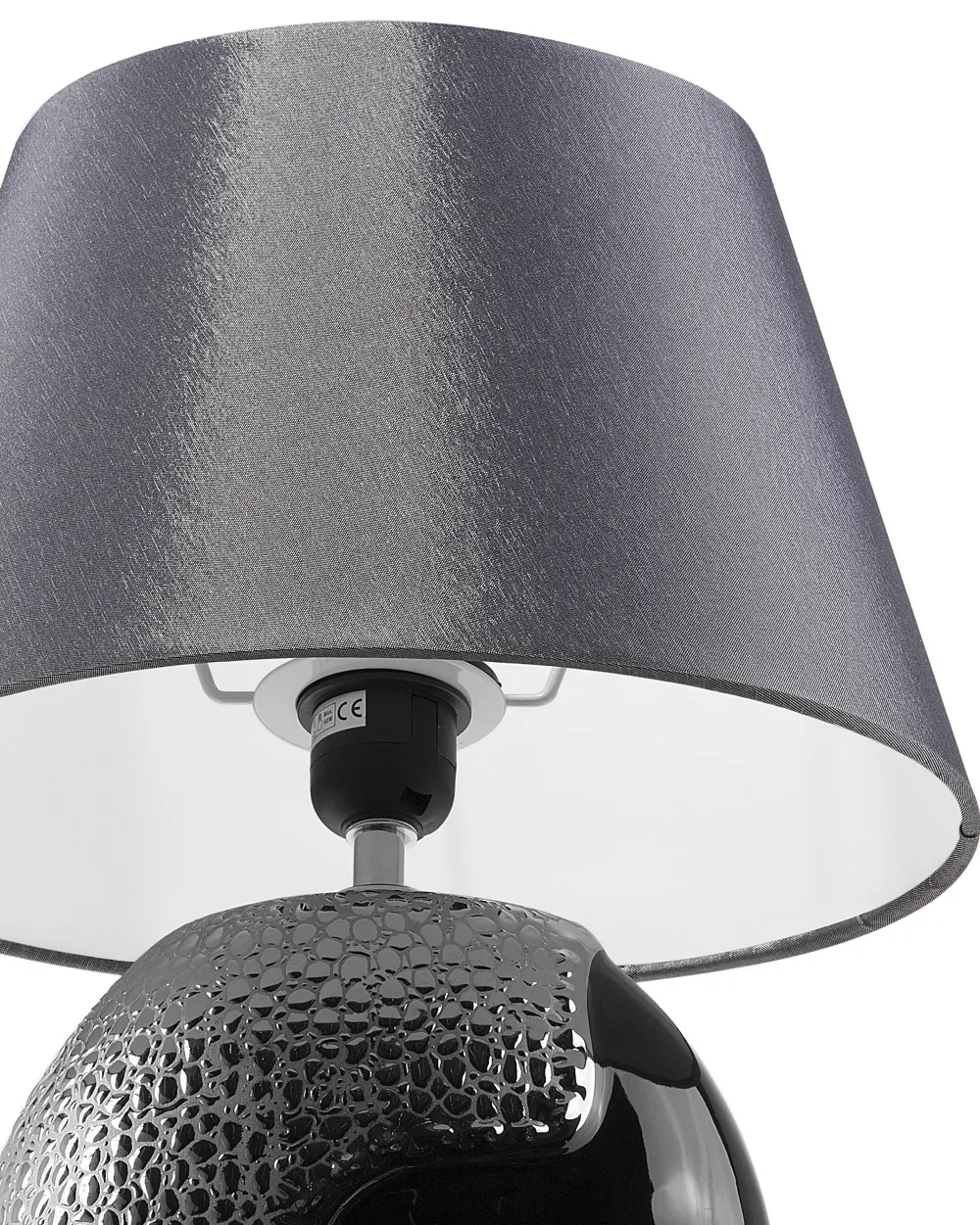 Valaisimet<Beliani Poytavalaisin Keraaminen Hopea/Musta Argun