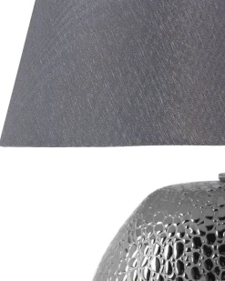 Valaisimet<Beliani Poytavalaisin Keraaminen Hopea/Musta Argun